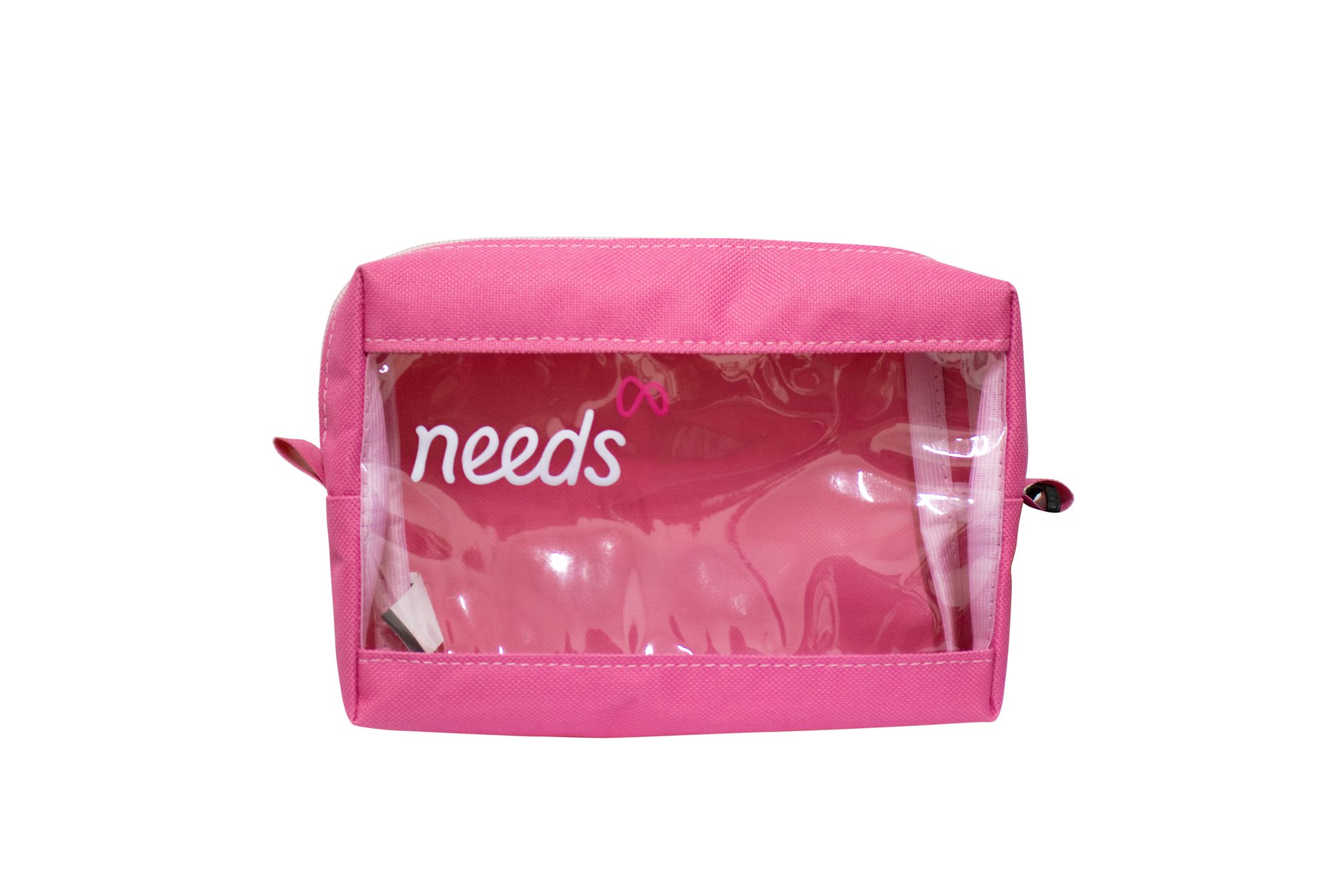 Necessaire Riva personalizada — Necessaires de PVC Transparente Personalizadas — vista lateral