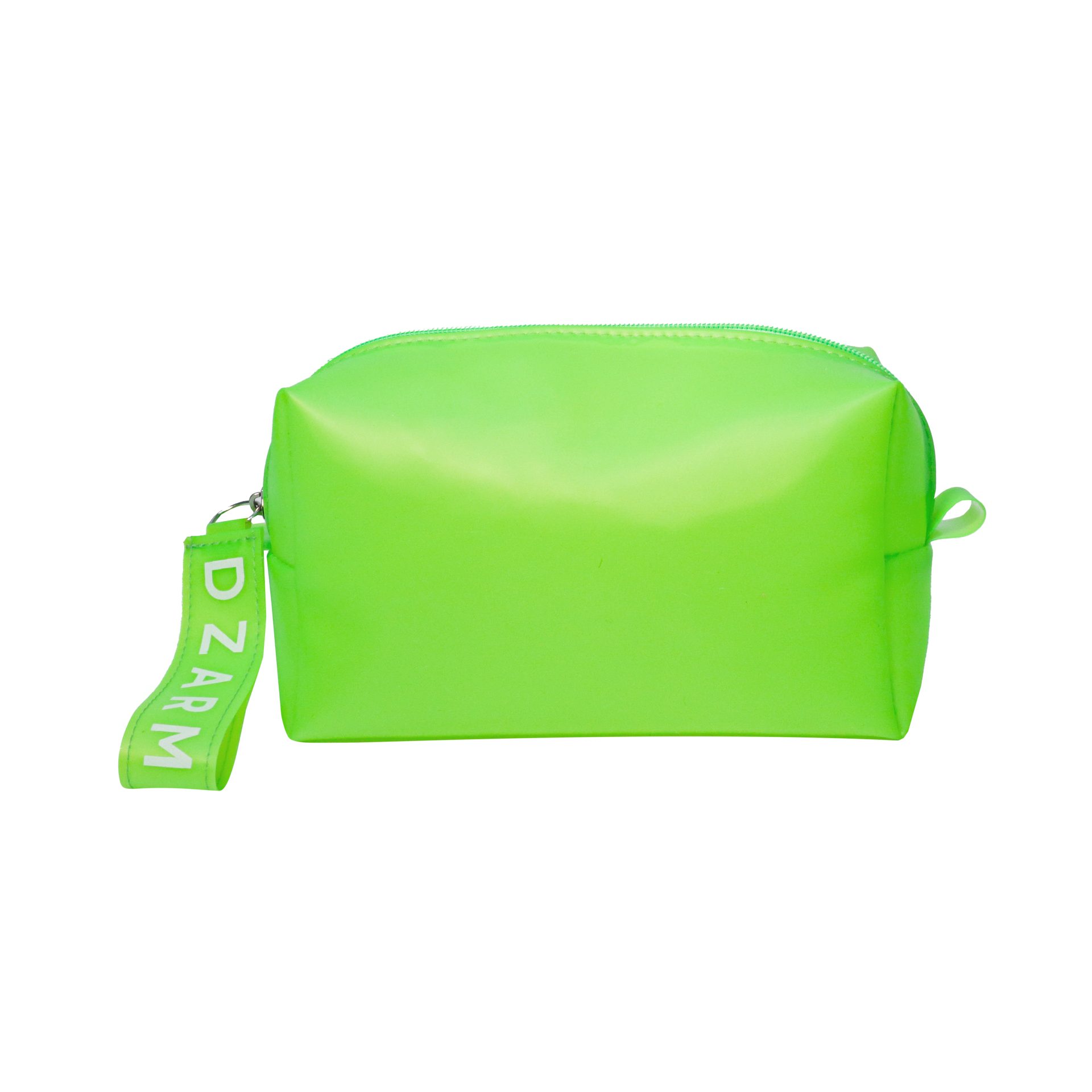 Necessaire Dzarm personalizada — Necessaires de PVC Transparente Personalizadas — detalhe de costura e acabamento