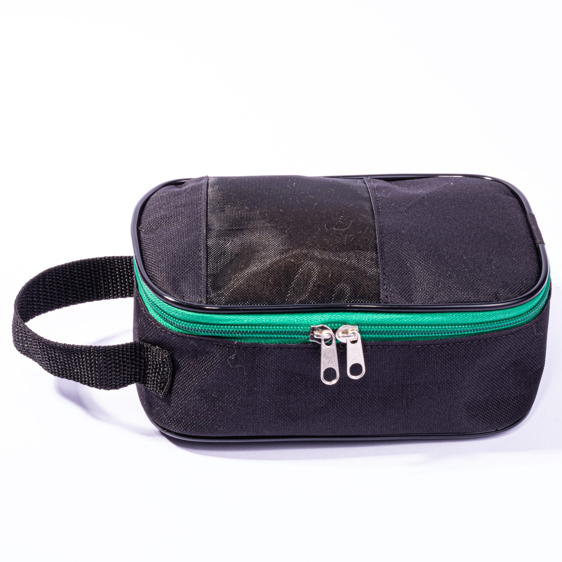 Nécessaire Alsco personalizada — Necessaires Kit Higiene Personalizadas — detalhe de costura e acabamento
