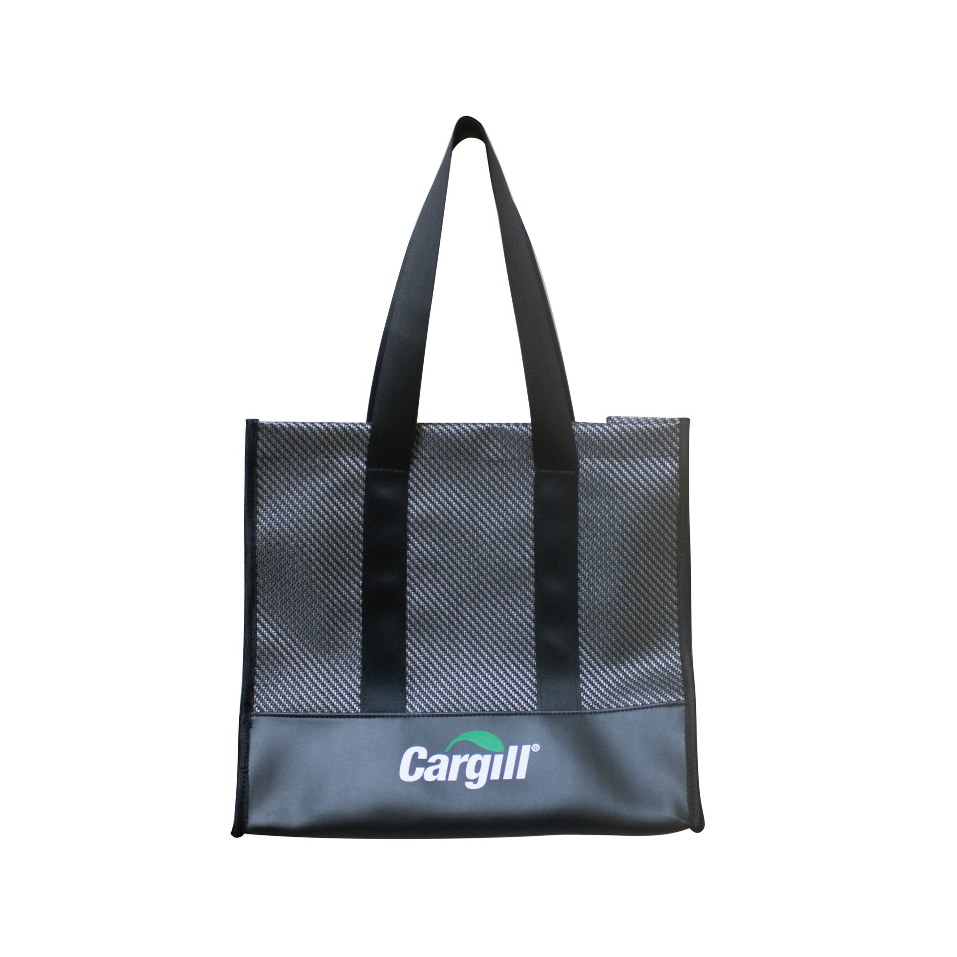 Sacola Aura personalizada — Sacolas de Nylon Personalizadas — detalhe de costura e acabamento