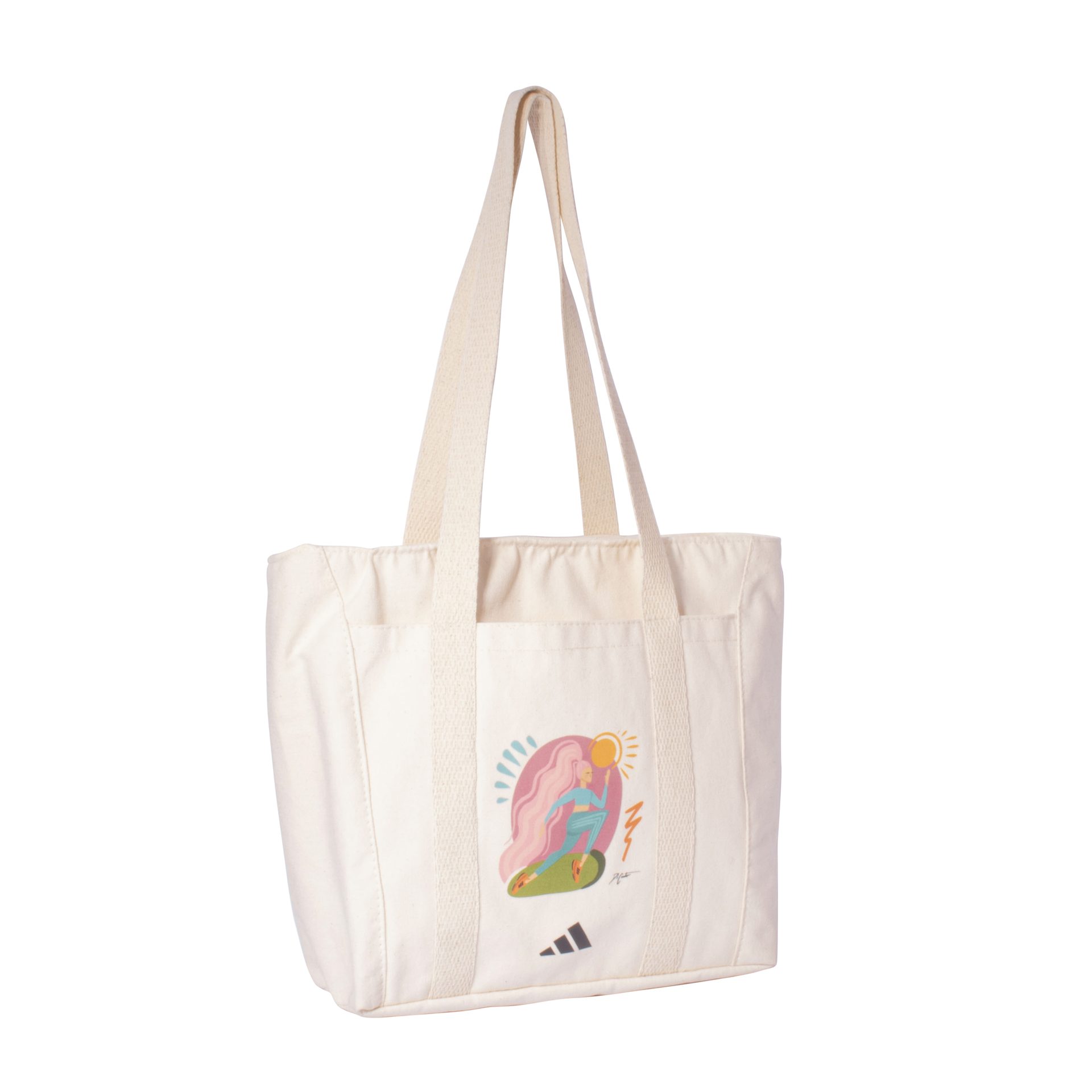 Sacola Escala personalizada — Sacolas de Algodão Personalizadas — interior e compartimentos