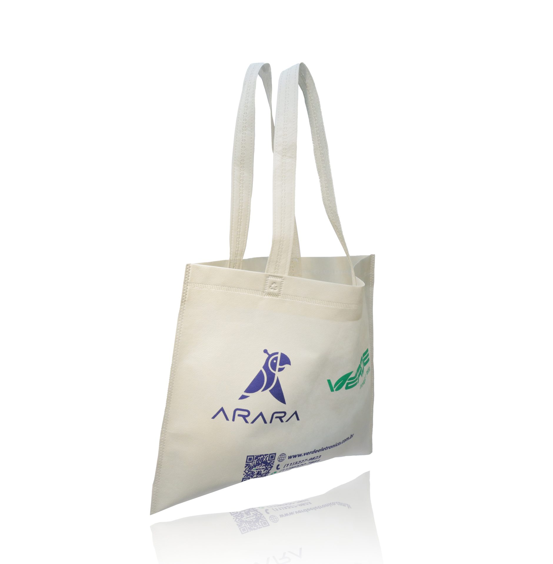 Sacola FlashOferta personalizada — Sacolas TNT Personalizadas — vista lateral