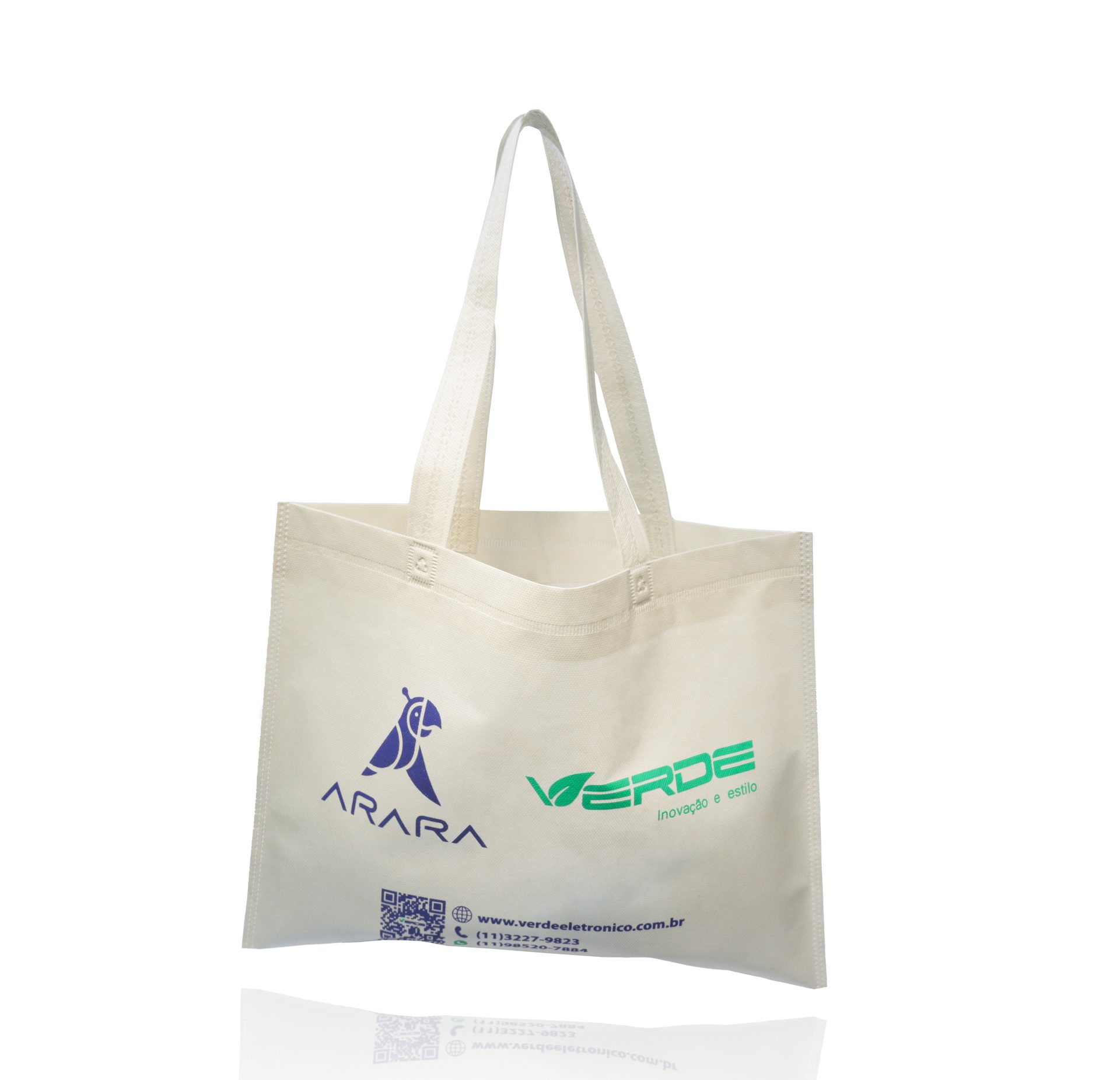 Sacola FlashOferta personalizada — Sacolas TNT Personalizadas — detalhe de personalização