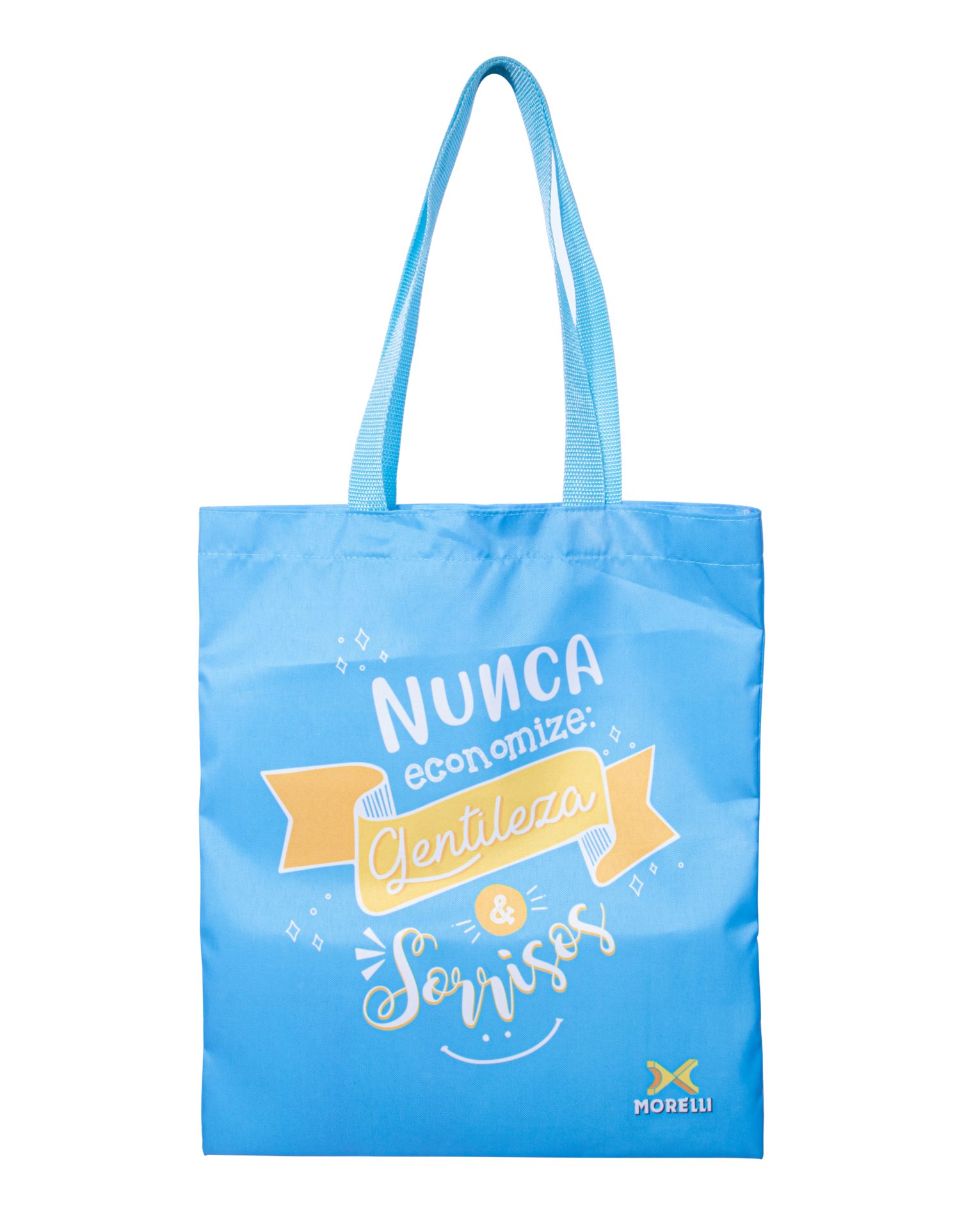 Sacola Mais Você personalizada — Sacolas TNT Personalizadas — vista lateral
