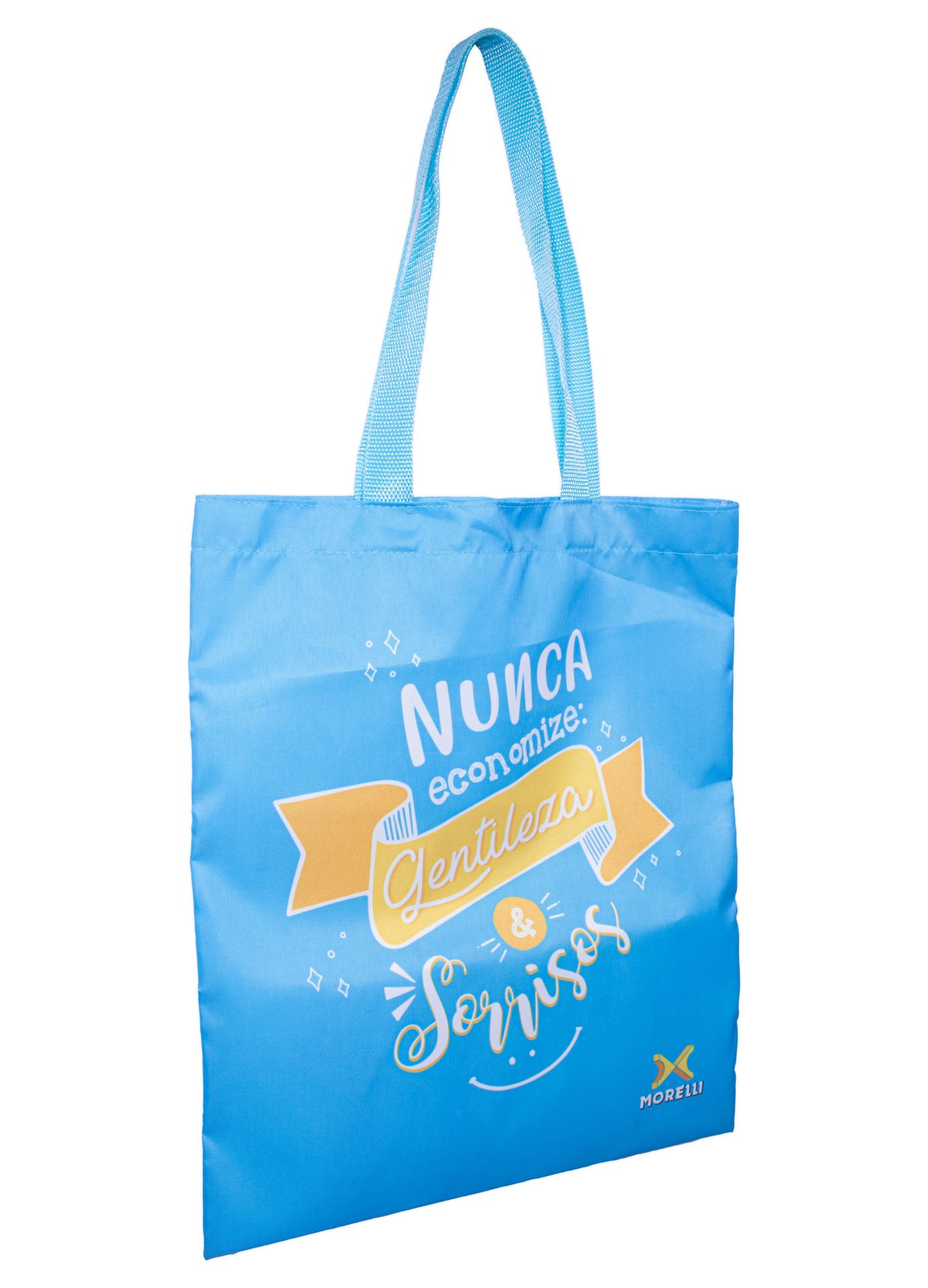 Sacola Mais Você personalizada — Sacolas TNT Personalizadas — detalhe de personalização